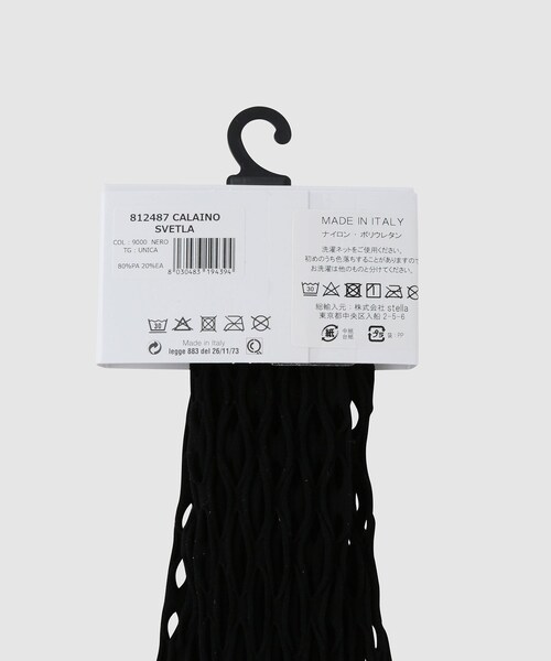 ROPE'（ロペ）の「【Pierre Mantoux】SVETLA（ビックネットソックス）（ソックス/靴下・レディース・ブラック・F）」の3枚目の写真