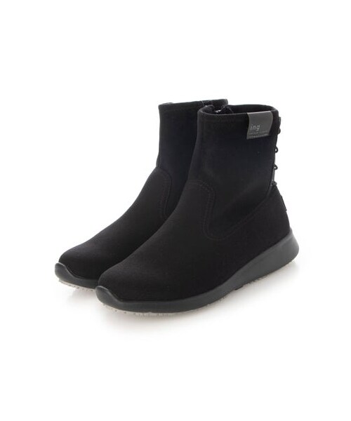 ing(イング)の「イング ing 【レイン・スノー対応】ストレッチスニーカーブーツ (レインシューズ・レディース・BL/GY/OK/BLB・S/22.5cm/M/23.5cm/L/24.5cm/LL/25cm)」の9枚目の写真