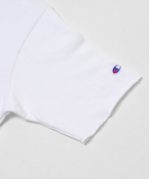 URBAN RESEARCH Sonny Label（アーバンリサーチサニーレーベル）の「『別注』CHAMPION×Sonny Label　ロゴスウェットTシャツ（スウェット・レディース・ホワイト/スカイブルー/ネイビー/オートミール・M/L）」の14枚目の写真