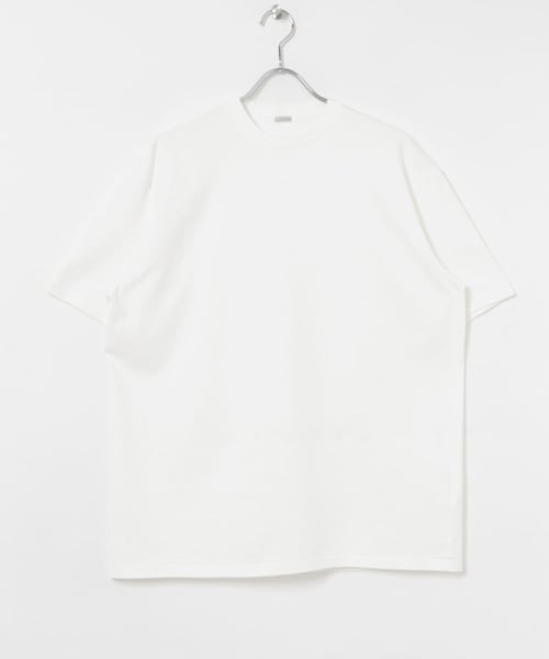URBAN RESEARCH(アーバンリサーチ)の「A PRESSE Heavy Weight T-Shirt(Tシャツ/カットソー・メンズ・WHITE/BLACK・1/2/3/4)」の1枚目の写真