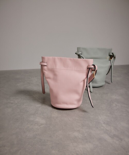 ROPE'（ロペ）の「【teau・牛革・マルチWAY】panier vine shoulder bag/持ち手長さ調整可能（ハンドバッグ・レディース・ブラック/グレー/キャメル/ピンク/イエロー・F）」の14枚目の写真