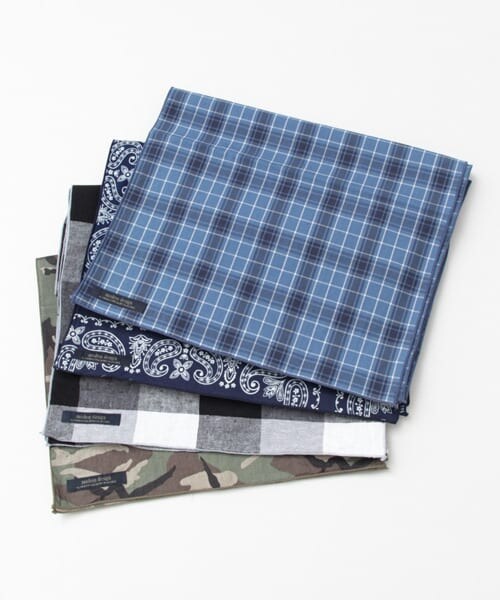 URBAN RESEARCH DOORS（アーバンリサーチドアーズ）の「modem design　シャツ地ストール（ストール/ショール・メンズ・ボーダー1/カモ/ペイズリー/チェック/ギンガム/ボーダー2/ボーダー3・FREE）」の14枚目の写真