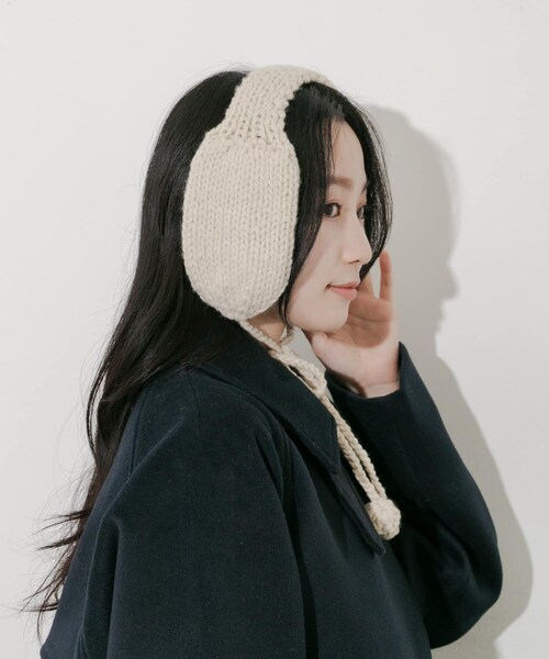 SMELLY（スメリー）の「ニットイヤーマフ（イヤーマフ・レディース・IVO/GRY/MOC・-）」の9枚目の写真