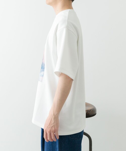 ITEMS URBANRESEARCH（アイテムズ アーバンリサーチ）の「Art Graphic ポンチTシャツ Dewy（Tシャツ/カットソー・メンズ・WHT/BLK・M/L）」の13枚目の写真