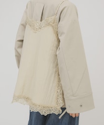 KBF | ヴィンテージライクレースキャミソール(キャミソール)