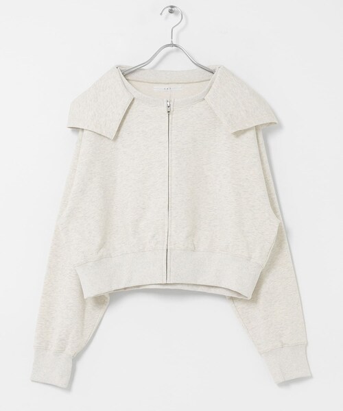 KBF（ケイビーエフ）の「セーラーライククロップドパーカー（パーカー・レディース・NAVY/OATMEAL/TOP GRAY・One）」の20枚目の写真