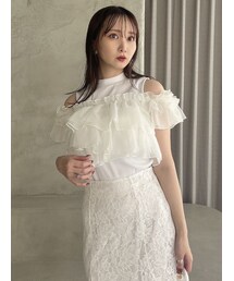 dazzlin | 2WAYスリーブコンパクトブリルトップス(Tシャツ/カットソー)