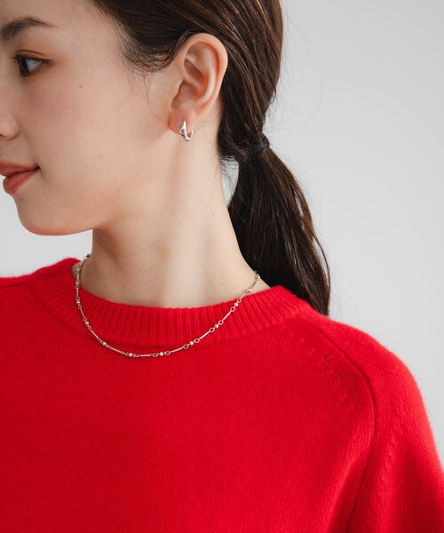 URBAN RESEARCH（アーバンリサーチ）の「PHILIPPE AUDIBERT　Garnet necklace（ネックレス・レディース・SILVER・-）」の5枚目の写真