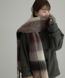 URBAN RESEARCH Sonny Label | フラッフィーボリュームチェックマフラー(マフラー)