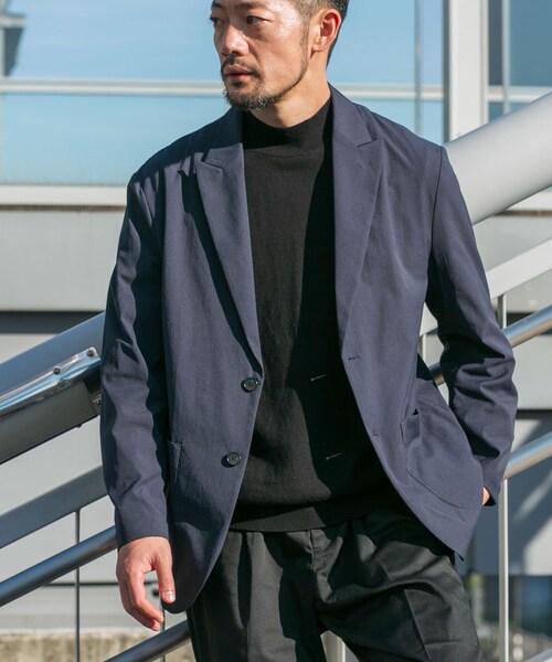 URBAN RESEARCH ROSSO（アーバンリサーチロッソ）の「『セットアップ対応』MARUI ORIMONO　3H DryFabricストレッチジャケット（テーラードジャケット・メンズ・NAVY/BLACK・M/L/XL）」の13枚目の写真