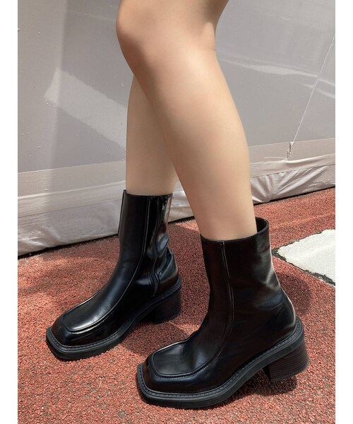 EMODA（エモダ）の「ラインショートブーツ（ブーツ・レディース・アイボリー/ブラウン/ブラック・M/S/L）」の13枚目の写真