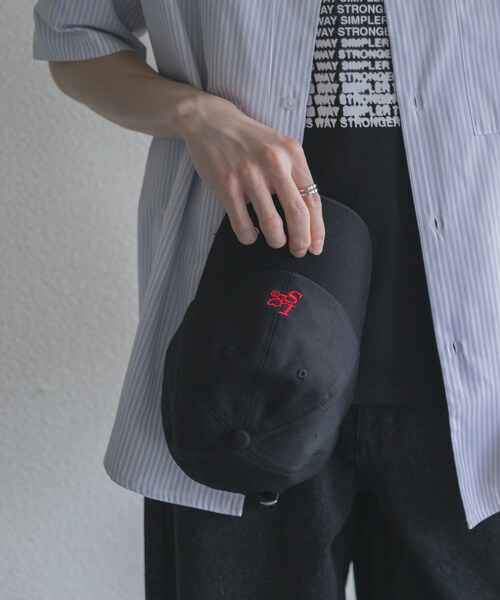 SENSE OF PLACE by URBAN RESEARCH（センスオブプレイスバイアーバンリサーチ）の「『別注』LOVE POP STUDIO×SENSE OF PLACE　キャップ（キャップ・メンズ・BLACK/BROWN/NAVY・One）」の5枚目の写真