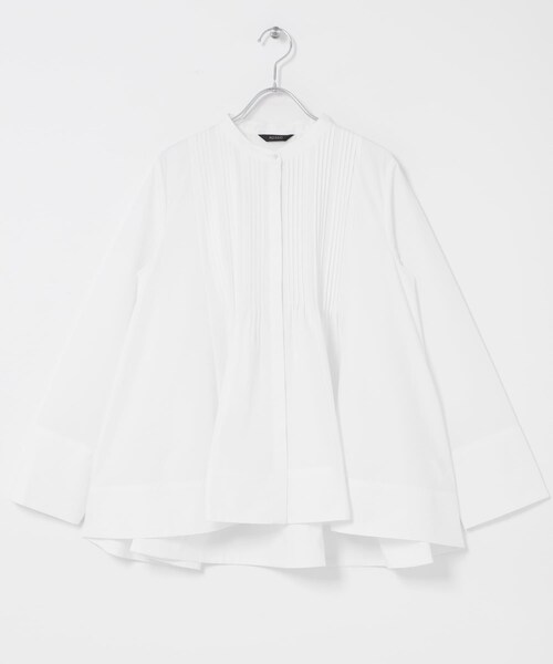 URBAN RESEARCH ROSSO（アーバンリサーチロッソ）の「フレアシルエットピンタックブラウス（シャツ/ブラウス・レディース・OFF WHITE/BLUE・Free）」の9枚目の写真