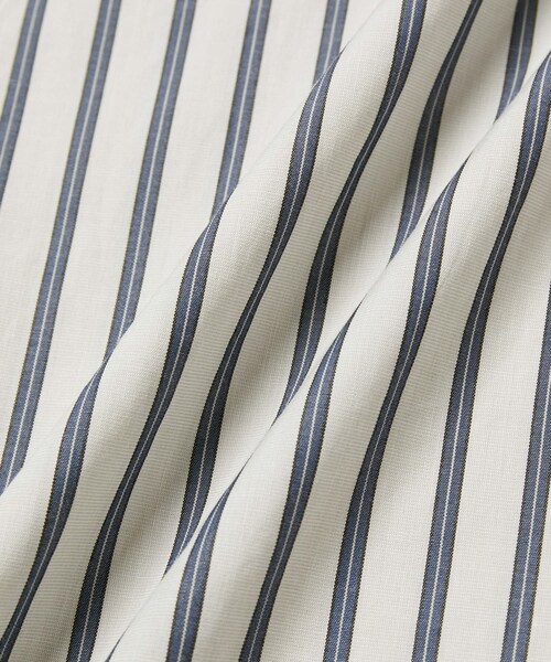 Saturdays NYC(サタデーズ ニューヨークシティ )の「Bruce Striped Work Shirt(シャツ/ブラウス・メンズ・オフホワイト/ダークブラウン・L/M/S/XL)」の13枚目の写真