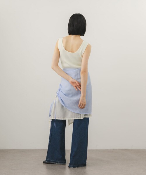 KBF（ケイビーエフ）の「2WAYリブニットタンクトップ（タンクトップ・レディース・IVORY/CHARCOAL/BROWN・One）」の10枚目の写真