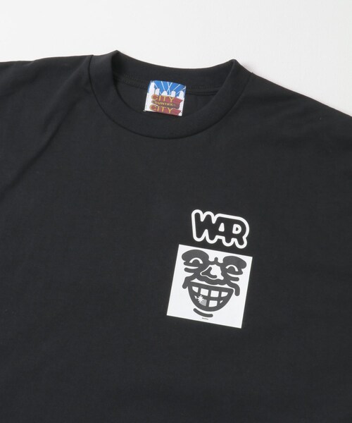 URBAN RESEARCH（アーバンリサーチ）の「CITY COUNTRY CITY　CCC×WAR＿COTTON L/S T（Tシャツ/カットソー・メンズ・BLK/WHT/WHT/BLK/WHT/BLU・L/XL）」の16枚目の写真