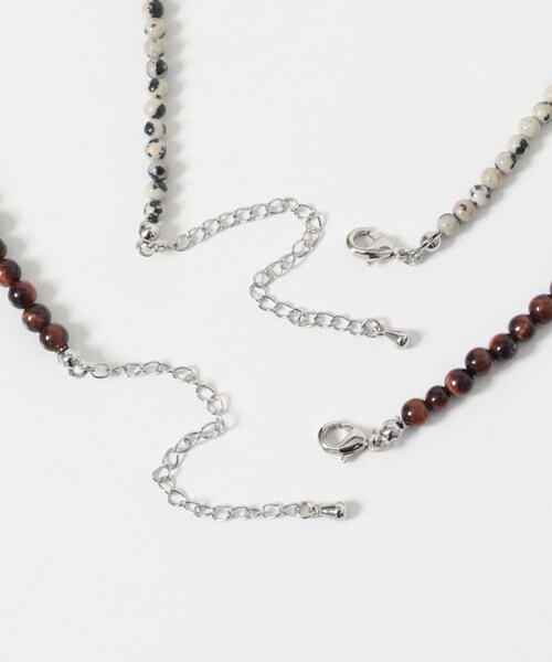 KBF（ケイビーエフ）の「天然石SETネックレス（ネックレス・レディース・BROWN SET/KHAKI SET・One）」の8枚目の写真