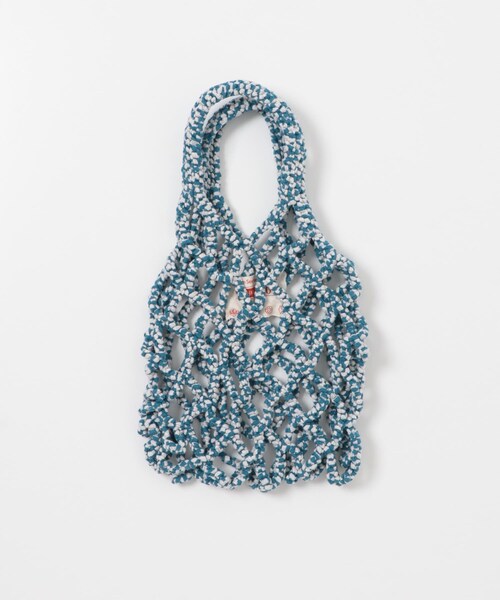 THE GOODLAND MARKET（ザグッドランドマーケット）の「PROJECT 1000　meshbag（ハンドバッグ・レディース・BLACK PT/BLUE/LIME/STRIPE/RED・One）」の2枚目の写真