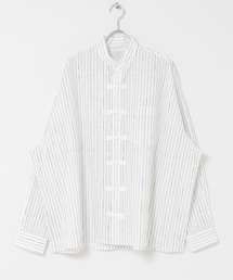 URBAN RESEARCH | SFC　COTTON STRIPE KUNG FU SHIRT(シャツ/ブラウス)