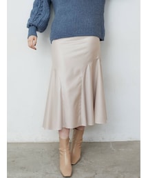 LAGUNAMOON | サイドフレアーチンツスカート(スカート)