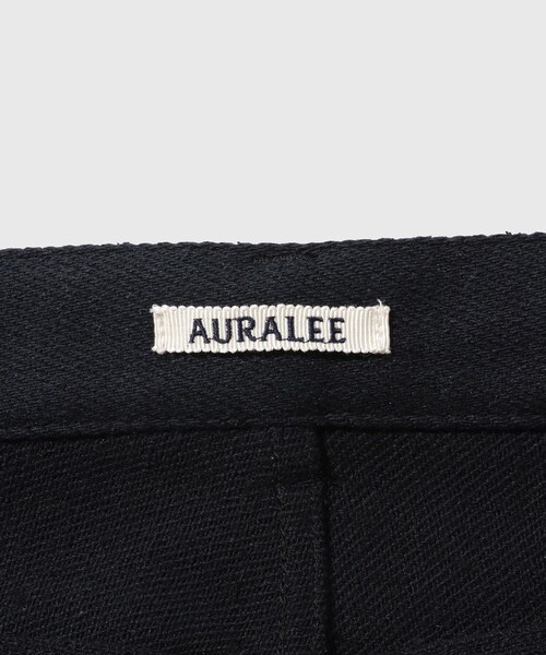 ADAM ET ROPE'（アダムエロペ）の「【AURALEE/オーラリー】SILK NEP DENIM 5P WIDE PANTS（その他パンツ・メンズ・ブラック/キナリ・3/4/5）」の14枚目の写真
