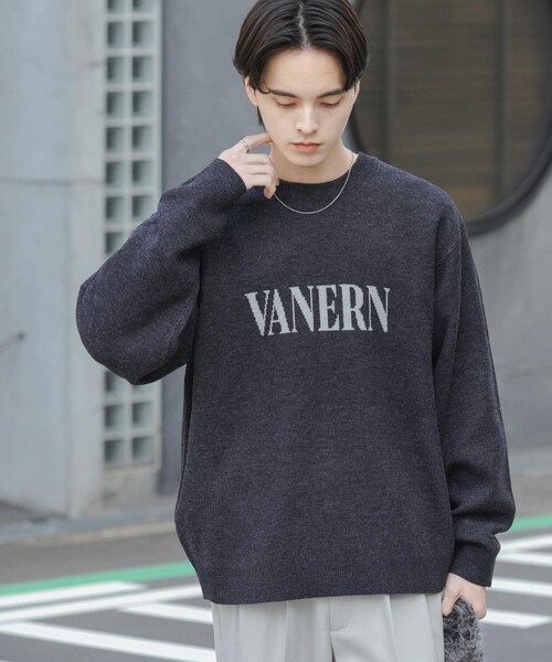 SENSE OF PLACE by URBAN RESEARCH（センスオブプレイスバイアーバンリサーチ）の「ロゴグラフィッククルーネックニット（ニット/セーター・メンズ・BLACK/BROWN/GREIGE・M/L）」の11枚目の写真