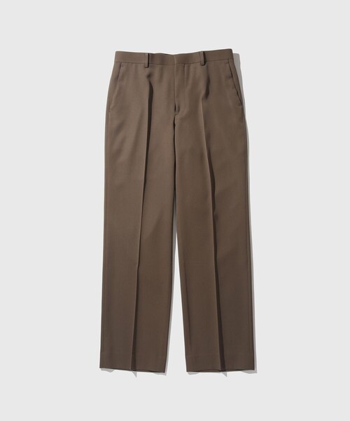 ADAM ET ROPE'（アダムエロペ）の「【AURALEE/オーラリー】LIGHT WOOL MAX GABARDINE SLACKS（スラックス・メンズ・ブラック/ブラウン・3/4/5）」の6枚目の写真