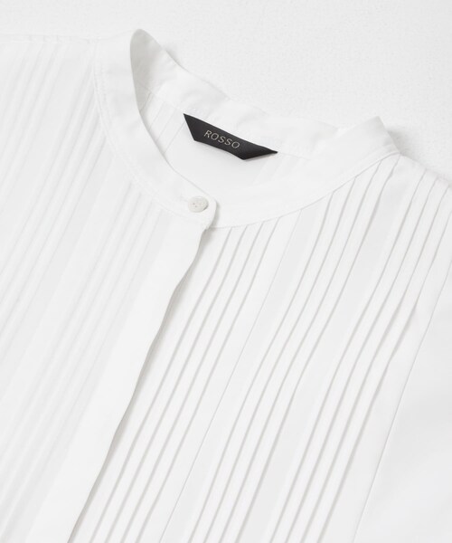 URBAN RESEARCH ROSSO（アーバンリサーチロッソ）の「フレアシルエットピンタックブラウス（シャツ/ブラウス・レディース・OFF WHITE/BLUE・Free）」の10枚目の写真