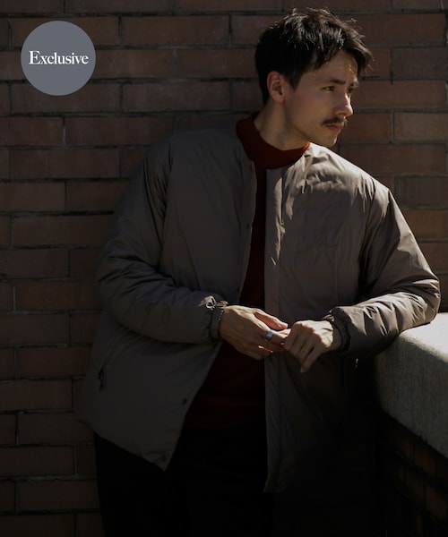 URBAN RESEARCH DOORS(アーバンリサーチドアーズ)の「『別注』NANGA×DOORS REVERSIBLE DOWN JACKET(その他アウター・メンズ・Stone Gray/Mocha/Smoke Blue/Charcoal/Black・S/M/L/XL)」の4枚目の写真