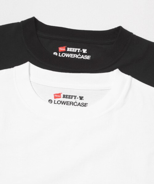 URBAN RESEARCH(アーバンリサーチ)の「HANES×LOWERCASE LOWERCASE 2P BEEFY-T SS(Tシャツ/カットソー・メンズ・WHITE/WHT/BLK/BLACK/D.GRAY/NAVY・M/L/XL/XXL)」の10枚目の写真