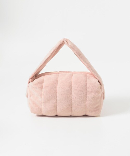 KBF（ケイビーエフ）の「パイルミニBAG（ハンドバッグ・レディース・CHARCOAL/PINK・One）」の17枚目の写真