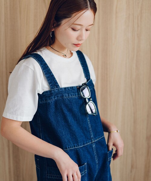 URBAN RESEARCH Sonny Label（アーバンリサーチサニーレーベル）の「NaokoTakayamaデニムオーバーオール（サロペット/オーバーオール・レディース・インディゴ/ブラック・36/38）」の21枚目の写真