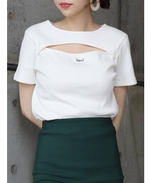 EVRIS | カッティングプリントTEE(Tシャツ/カットソー)