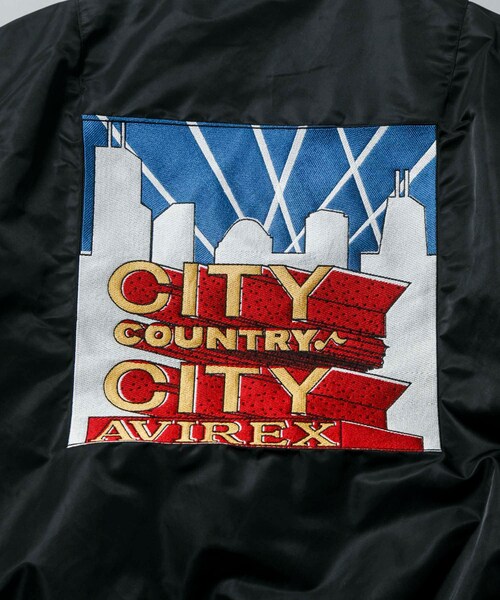 URBAN RESEARCH(アーバンリサーチ)の「CITY COUNTRY CITY CCC×AVIREX EMB LOGO MA-1(MA-1・メンズ・BLACK・L/XL)」の6枚目の写真