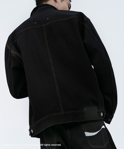 ADAM ET ROPE'（アダムエロペ）の「【Coca-Cola】デニムジャケット / ADAM ET ROPE' JEANS -PERS-（デニムジャケット・メンズ・ネイビー・L/M/S）」の12枚目の写真