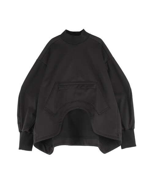UN3D.（アンスリード）の「ROUND HEM 3LAYER FLEECE TOP（その他トップス・レディース・ブラック/ミックス・36/38）」の2枚目の写真