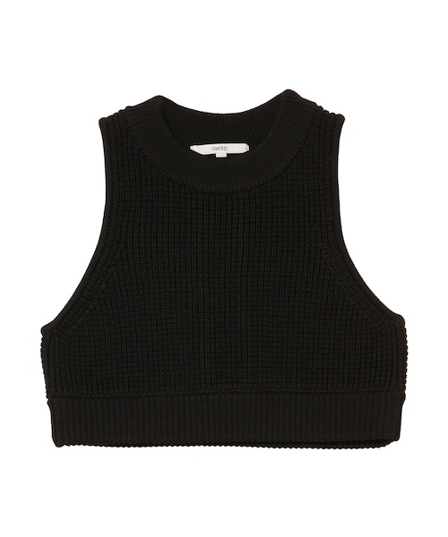 UN3D.(アンスリード)の「WAFFLE SHORT KNIT VEST(ニット/セーター・レディース・グレー/ブラック/ブラウン・F)」の14枚目の写真