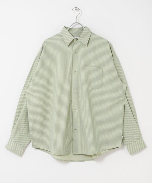 URBAN RESEARCH(アーバンリサーチ)の「Acy SEERSUCKER SHIRTS(シャツ/ブラウス・メンズ・GRAY/L.GREEN・L/XL)」の14枚目の写真