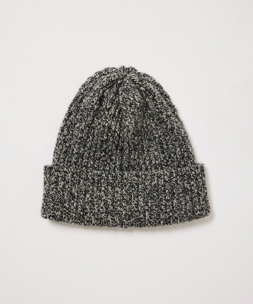 ADAM ET ROPE'（アダムエロペ）の「【KAPTAIN SUNSHINE】 Beanie Cap（ニットキャップ/ビーニー・メンズ・ブラック系/ダークブラウン・F）」の6枚目の写真
