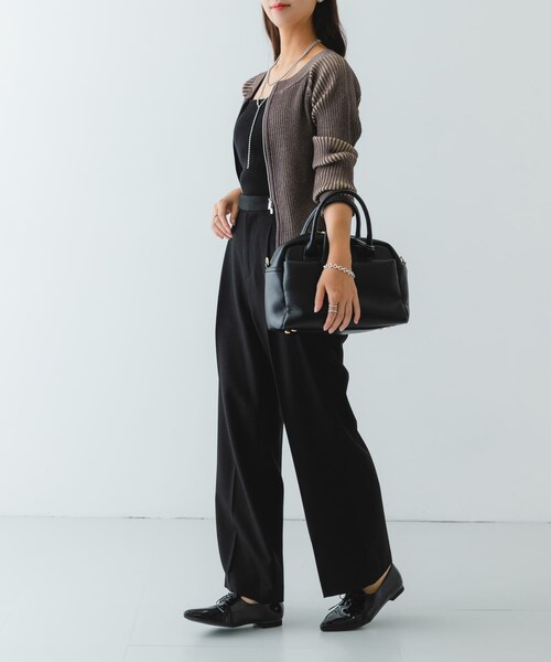 RODE SKO（ロデスコ）の「『MADE IN JAPAN』ポインテッドレースアップシューズ（ドレスシューズ・レディース・MOCHA/BLACK・36/37/38）」の21枚目の写真