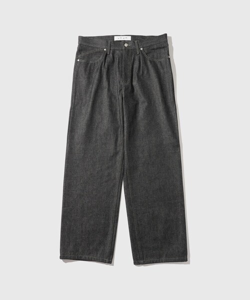 ADAM ET ROPE'(アダムエロペ)の「【BAL/バル】12OZ STRAIGHT LEG 5P JEAN(デニムパンツ・メンズ・ブラック/ネイビー・1/2/3)」の1枚目の写真