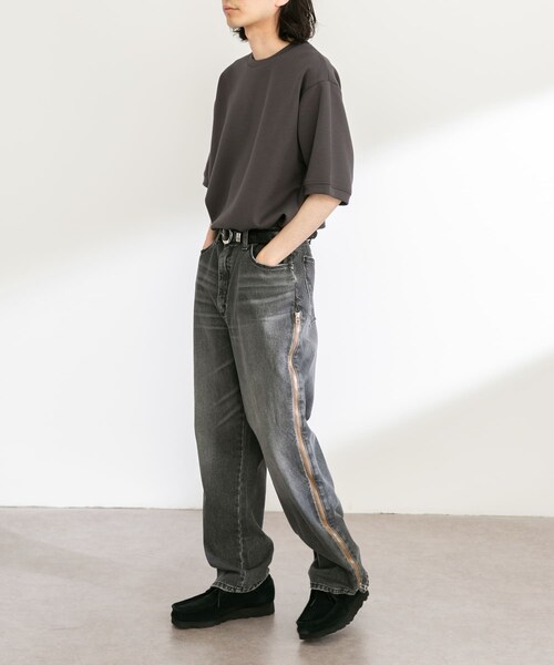 URBAN RESEARCH Sonny Label（アーバンリサーチサニーレーベル）の「Wrangler　WREMAKE SIDE ZIP FLARE（デニムパンツ・メンズ・BK REMAKE/BL REMAKE・S/M）」の10枚目の写真