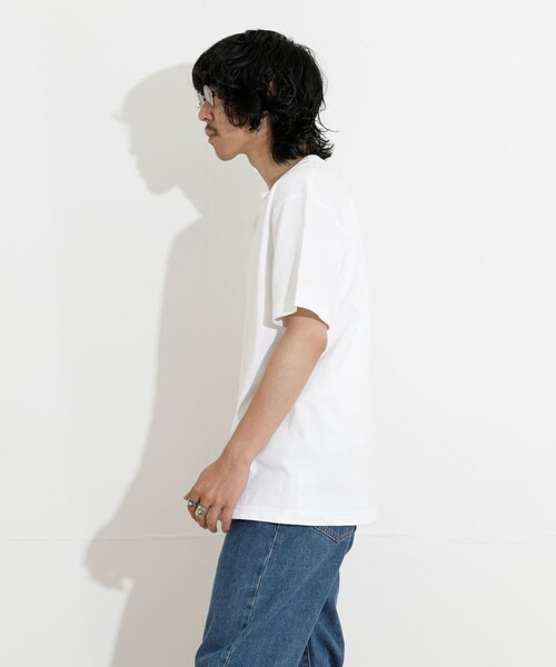 THE GOODLAND MARKET（ザグッドランドマーケット）の「KEIMEN　Harvest T-SHIRTS(PTT)（Tシャツ/カットソー・メンズ・NV&WT/BK&KH・M/L/XL）」の18枚目の写真