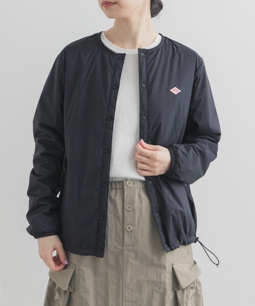 URBAN RESEARCH DOORS(アーバンリサーチドアーズ)の「DANTON INSULATIONCOLLARLESS JACKET(その他アウター・レディース・IVORY/PINK/BLACK・M)」の9枚目の写真