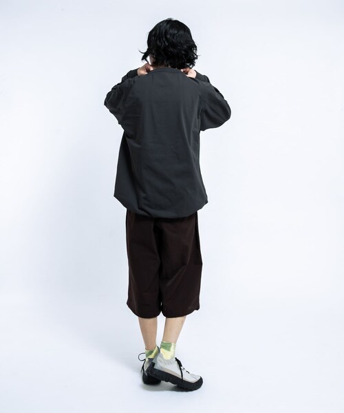 EKAL（エカル）の「DRY OUT BALOON FIT LONG-SLEEVE T-shirts（Tシャツ/カットソー・メンズ・ホワイト/ネイビー/チャコール・M/L）」の19枚目の写真