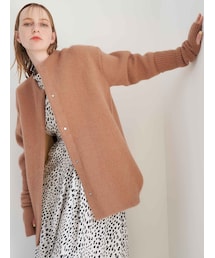 ELENDEEK | CN RACCOON MIX W CARDIGAN(ノーカラージャケット)