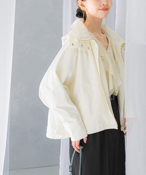 URBAN RESEARCH ROSSO（アーバンリサーチロッソ）の「『WEB限定』フードマウンテンパーカー（マウンテンパーカー・レディース・CHARCOAL/IVORY/YELLOW・FREE）」の14枚目の写真