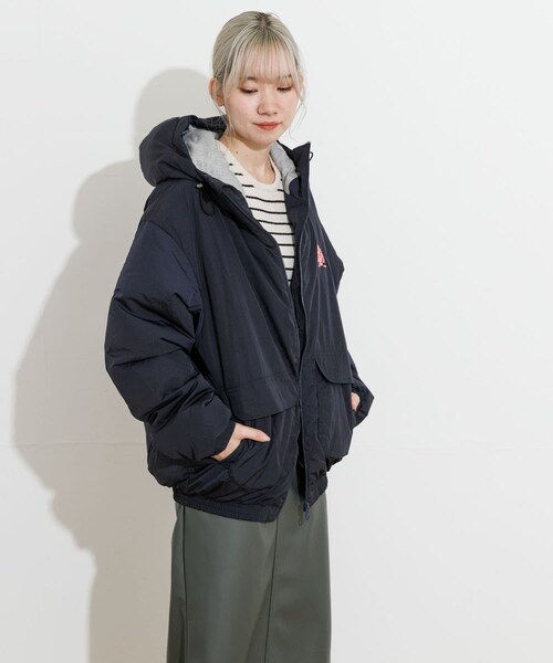 THE GOODLAND MARKET（ザグッドランドマーケット）の「Abode of Snow　AOS-Lhotse Down Jacket（その他アウター・レディース・Navy・2/4）」の8枚目の写真