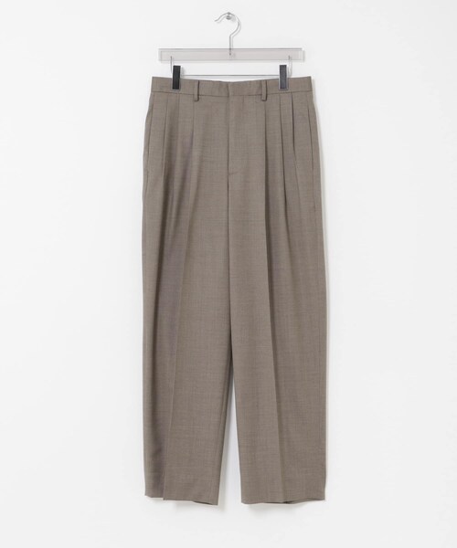 URBAN RESEARCH（アーバンリサーチ）の「YLEVE　S120S CHAMBRAY W 3TACK（その他パンツ・メンズ・020 GREY/050 MOCA・3/4）」の2枚目の写真