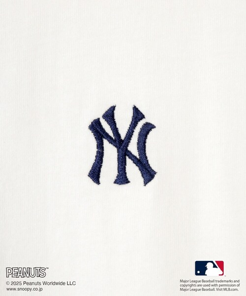 ROPE' PICNIC（ロペピクニック）の「【PEANUTS×MLB COLLECTION by ROPE' PICNIC】ロングスリーブTee（Tシャツ/カットソー・レディース・ホワイト/ホワイト系/ベージュ・F）」の16枚目の写真